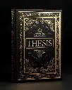 Thesis Leather Binding with Golden embossed
